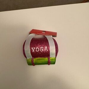 Specialty yoga mat ornament (glass)